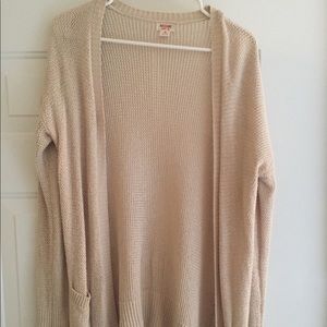 Mossimo tan cardigan
